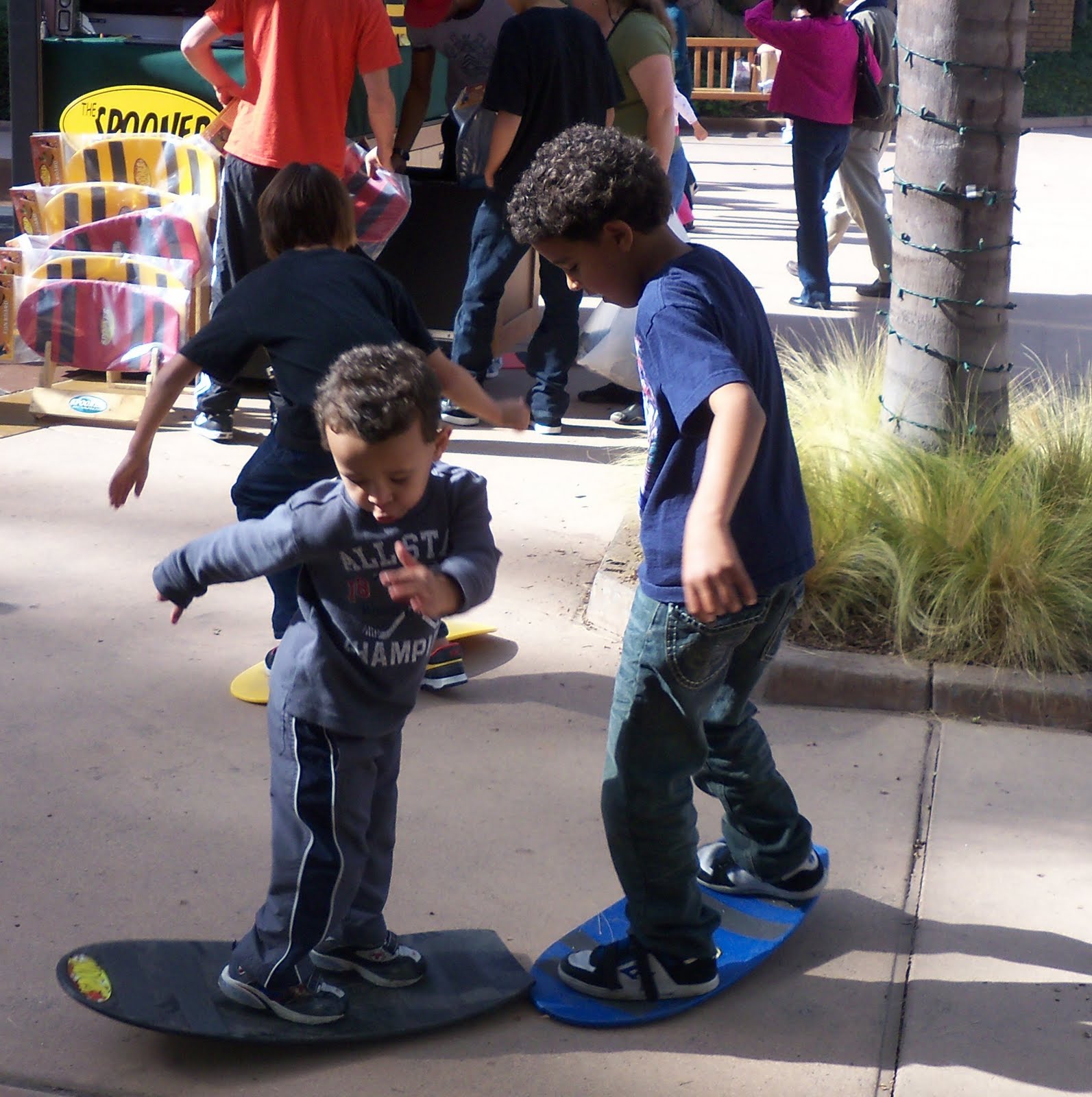 Jaden & Jaxen Skateboards Without Wheels?